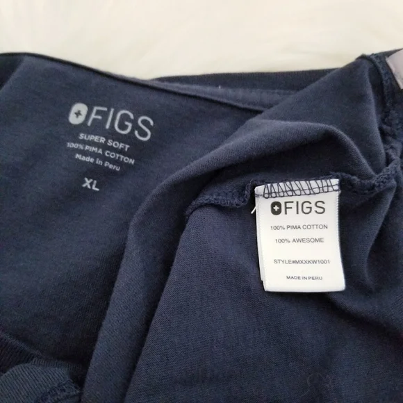 FIGS Men's Women's MEDICAL blue t shirt pina cotton XL - Picture 2 of 5